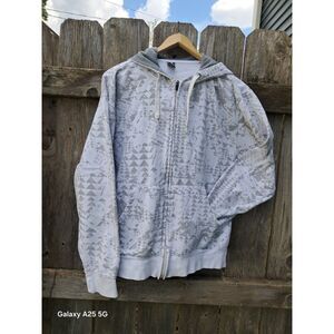 Xersion Mens Large Hoodie Full Zip Jacket Medium Weight Sweater Sweatshirt